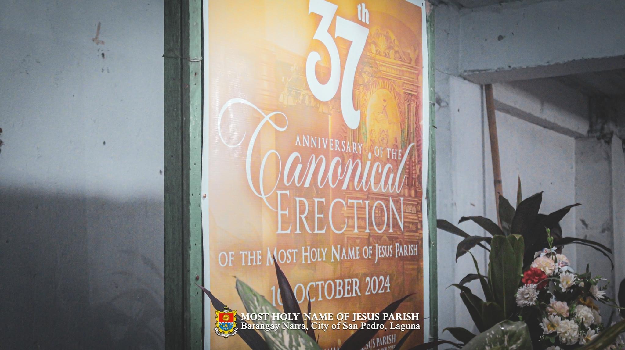 37th Anniversary of the Canonical Erection of Most Holy Name of Jesus Parish